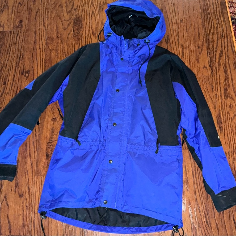 The North Face Blue and Black Windbreaker